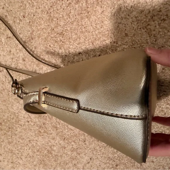 Kate Spade Metallic Gold Crossbody Bag - Picture 8 of 10